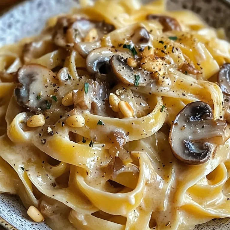 Caramelized Leek and Mushroom Gruyere Pasta