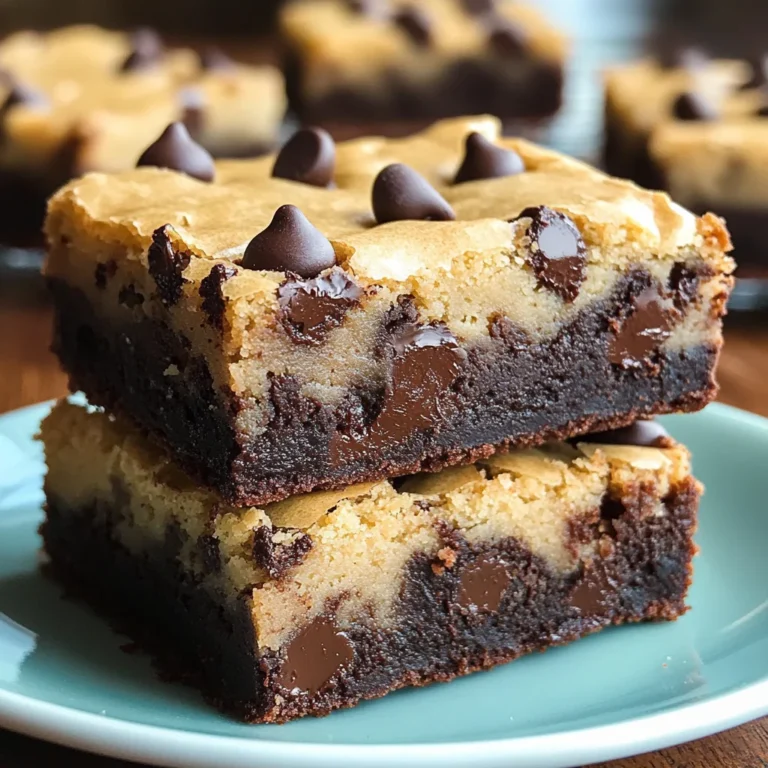 Chocolate Chip Cookie Brownies Recipe