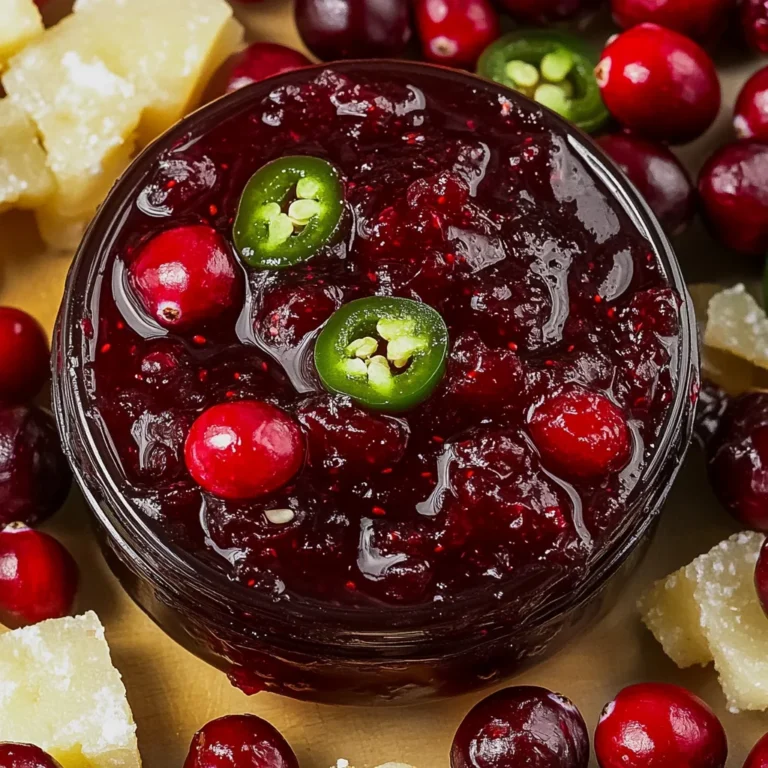 Cranberry Jalapeno Jam
