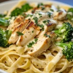 Creamy Chicken Alfredo with Broccoli