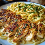Creamy Mozzarella Chicken Linguine with Cajun Garlic Butter