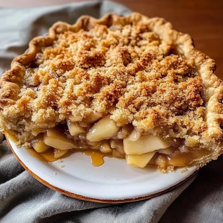 Dutch Apple Crumble Pie Recipe