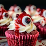 Halloween Augapfel Cupcakes