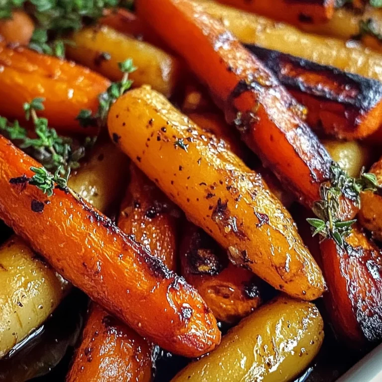 Honey Balsamic Roasted Carrots