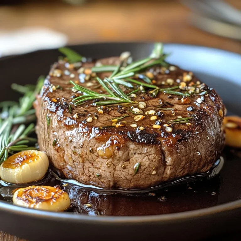 Pan-Seared Filet Mignon