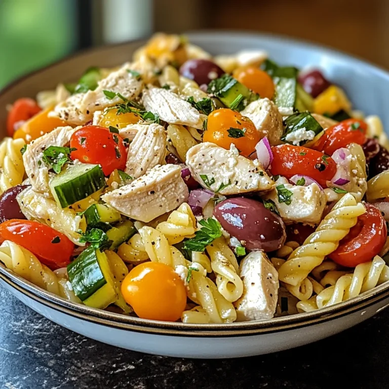 Protein-Packed Chicken Pasta Salad
