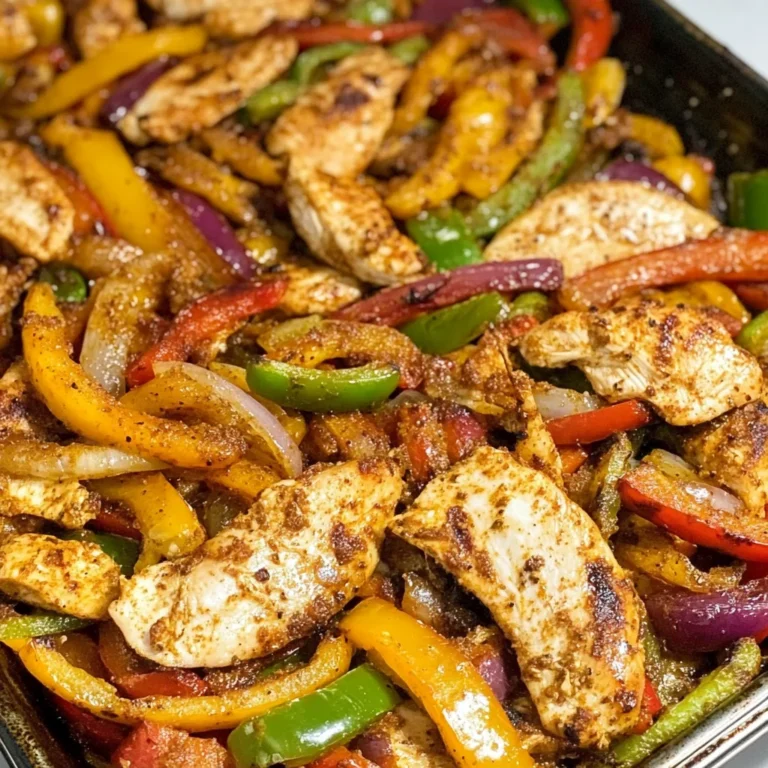 Sheet Pan Chicken Fajitas