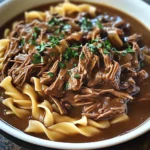 Slow Cooker Beef & Noodles