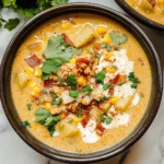 Slow Cooker Mexican Street Corn Soup