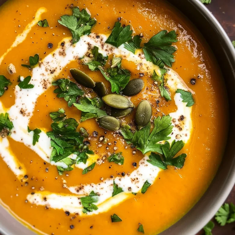 Spiced Carrot and Sweet Potato Soup
