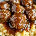 Tasty Slow Cooker Salisbury Steak Meatballs Recipe