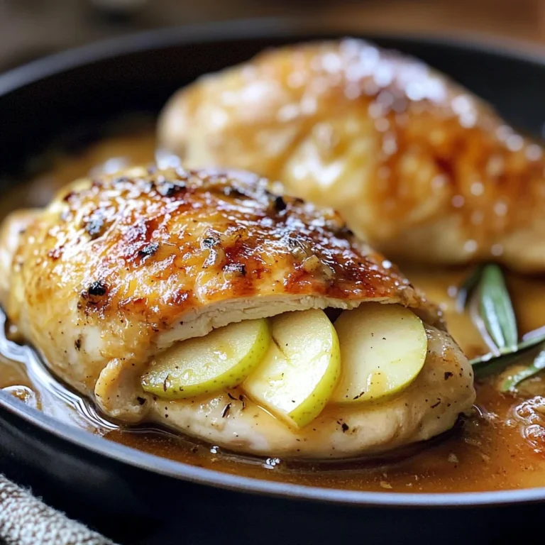 Apple and Brie Stuffed Chicken with Maple Dijon Glaze