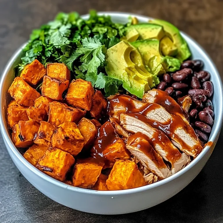BBQ Chicken Sweet Potato Bowl Recipe