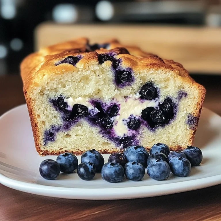 Blueberry Cream Cheese Bread