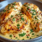 Chicken Fillet in Spicy, Creamy Garlic-Parmesan Sauce