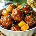 Crock Pot Hawaiian Meatballs (+Video)