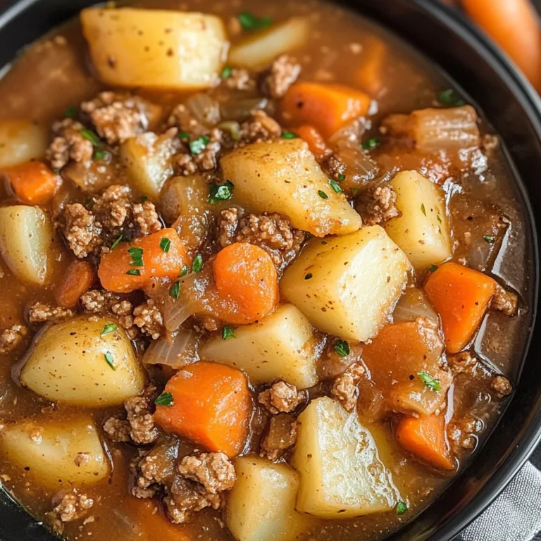Crock Pot Poor Man's Stew