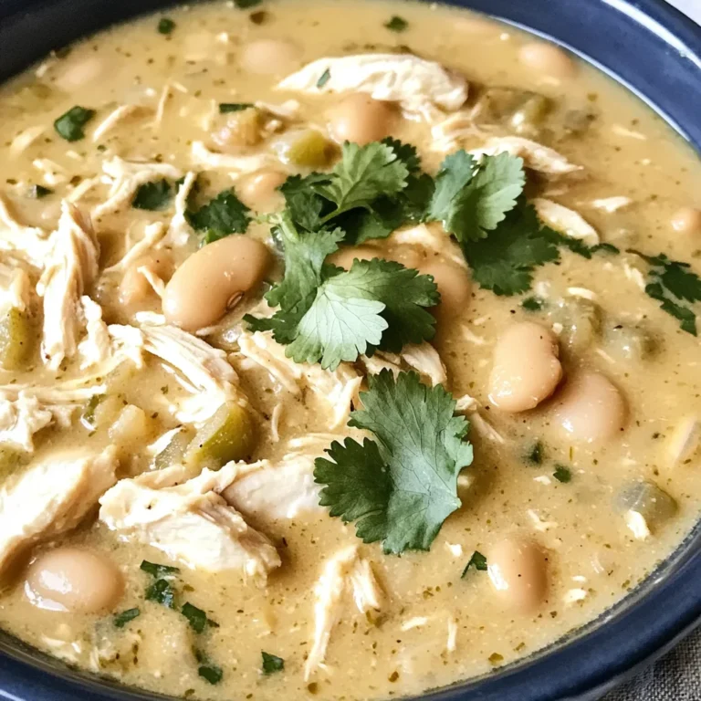 Crockpot Creamy White Chicken Chili