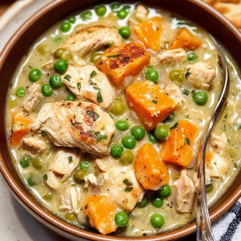 Crustless Chicken Pot Pie