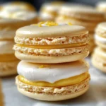 Easy Lemon Meringue Pie Macarons - theamazingfood