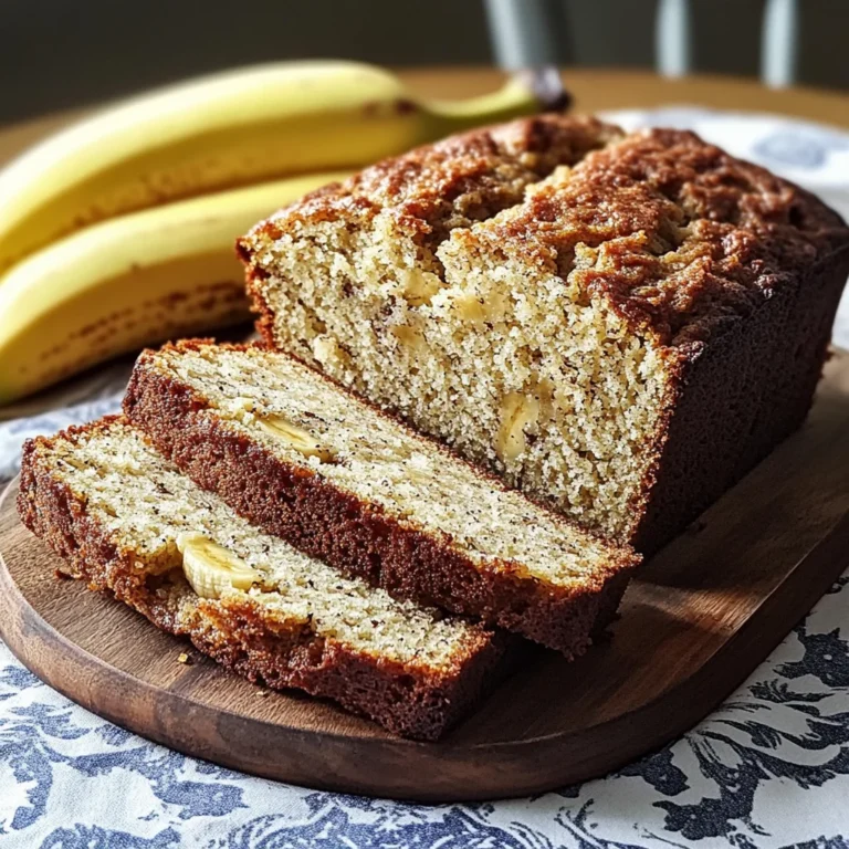 Easy Moist Banana Bread