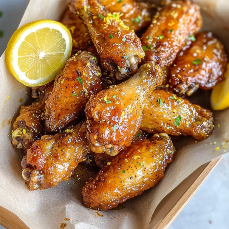Honey Lemon Pepper Wings