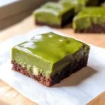Matcha Mochi Brownies