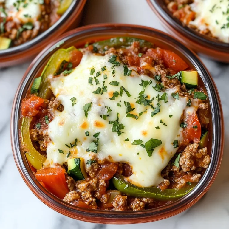 Meal Prep Unstuffed Pepper Bowls