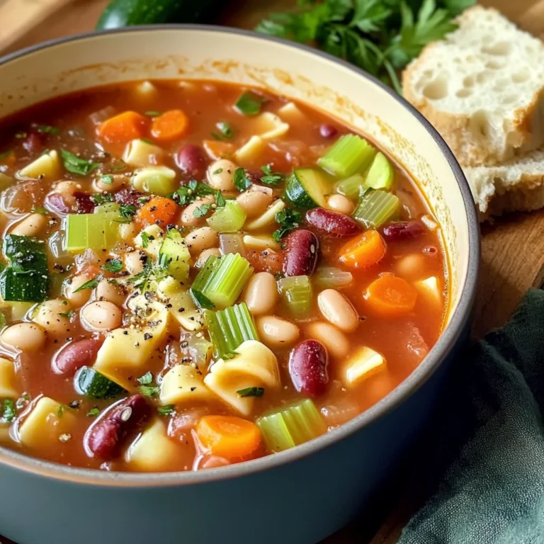 Minestrone Soup (Olive Garden Copycat) Recipe
