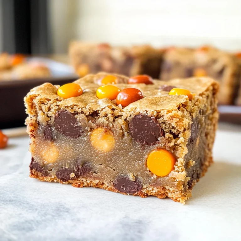 Peanut Butter Blondies