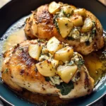 Pear and Gorgonzola Stuffed Chicken