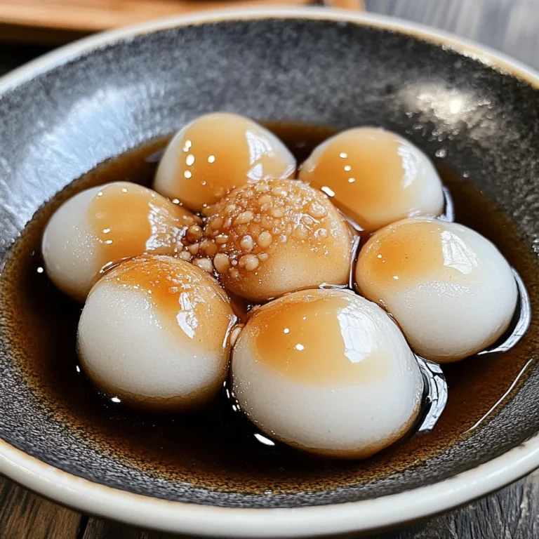 Shiratama Dango (Rice Dumplings/Mochi Balls)