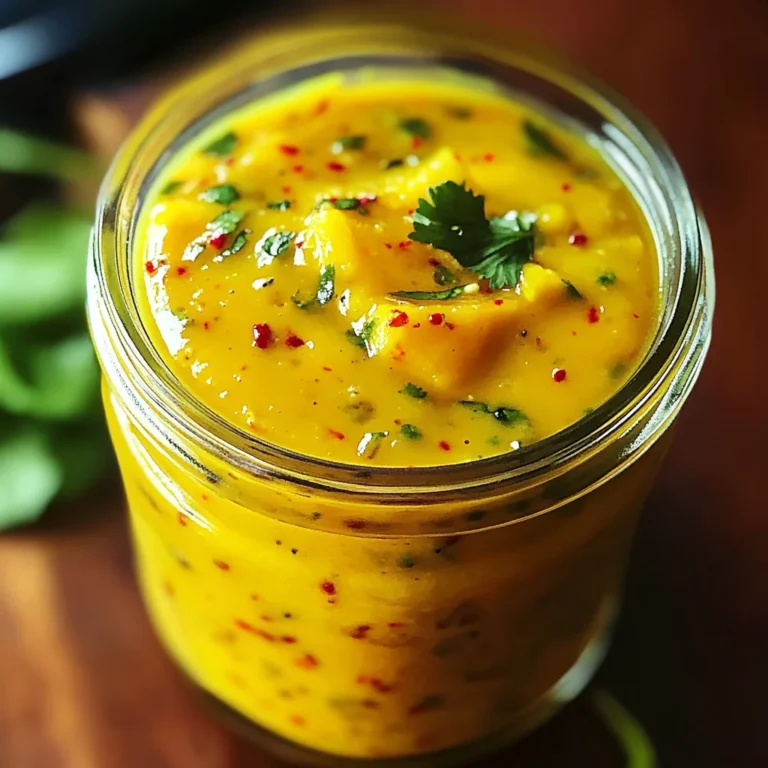 Sweet and Spicy Mango Salad Dressing