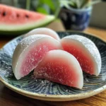 Watermelon Mochi
