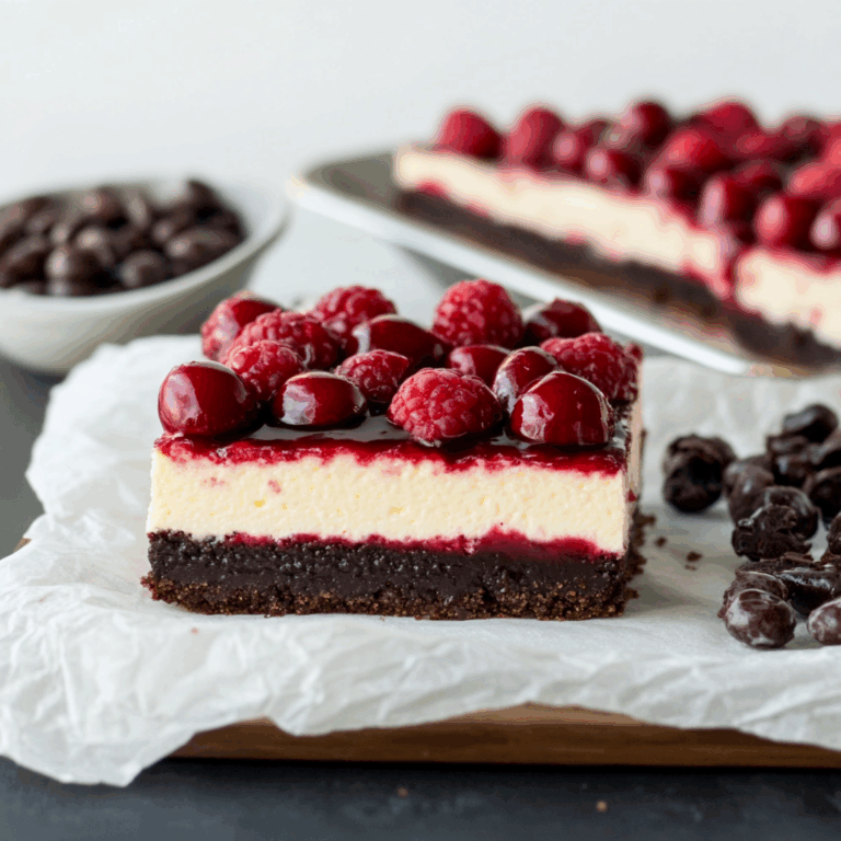 Black Forest Cheesecake Bars
