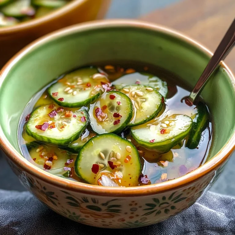 Asian Pickled Cucumber