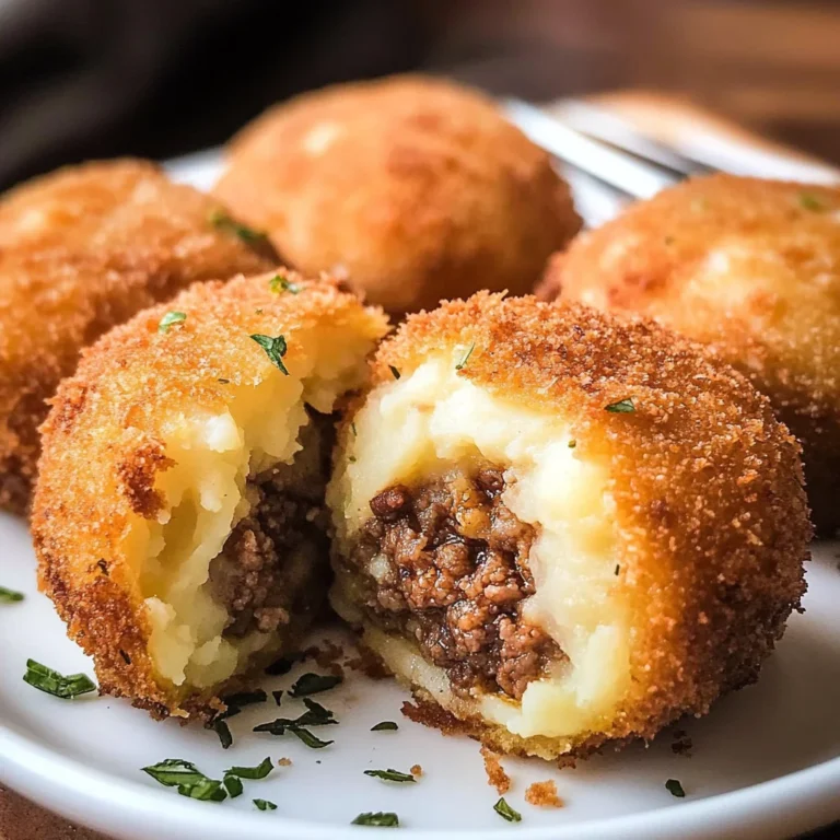 Beef Potato Croquettes