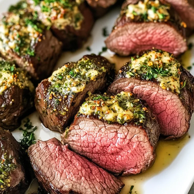 Beef Tenderloin Roast (Herbed Garlic Butter)