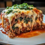 Cheesy Stuffed Italian Meatloaf – A Comfort Food Classic with a Gourmet Twist