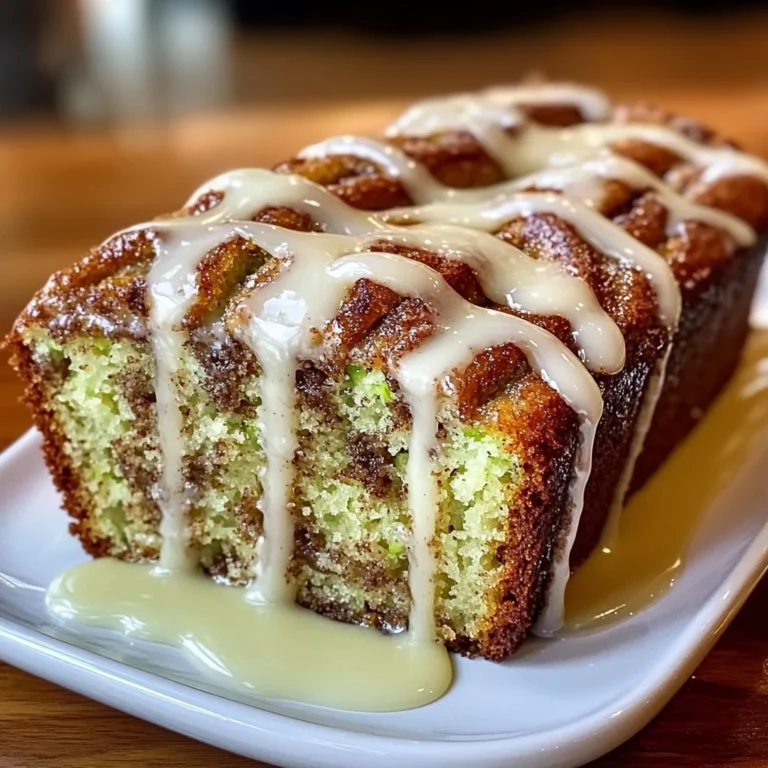 Cinnamon Roll Zucchini Bread