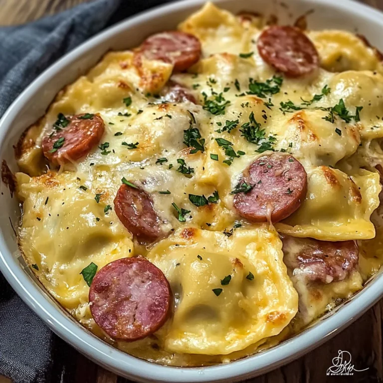Classic Crockpot Pierogi Casserole with Kielbasa - loudasrecipes