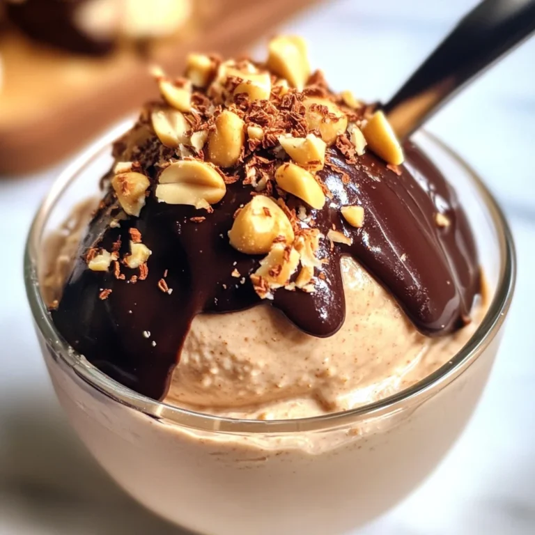 Cottage Cheese Peanut Butter Mousse