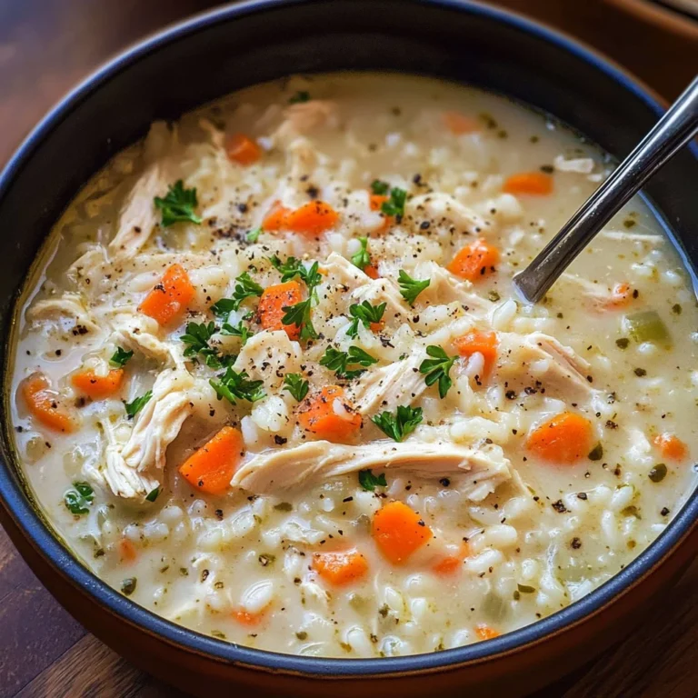 Crack Chicken and Rice Soup