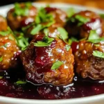 Cranberry Sauce Meatballs