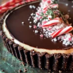 Dark Chocolate Peppermint Mousse Tart