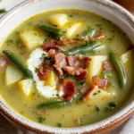 German Green Bean Soup Recipe (Grüne Bohnensuppe)