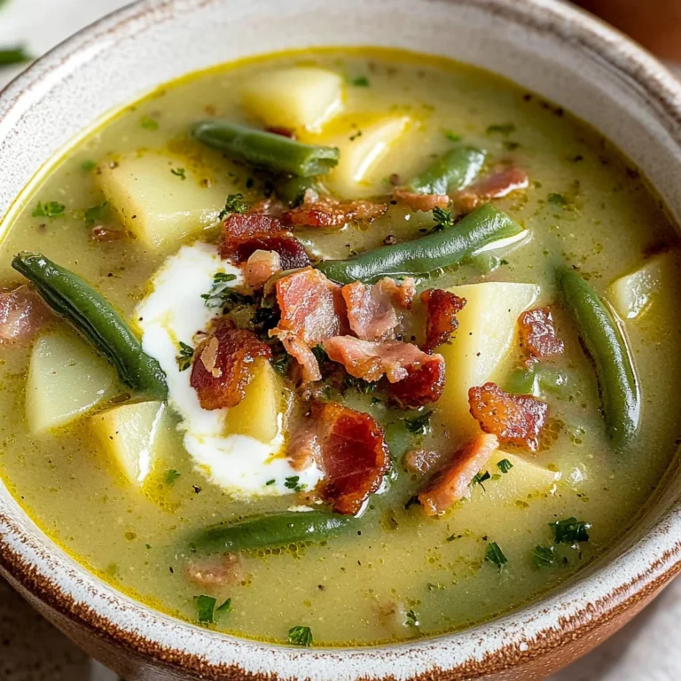 German Green Bean Soup Recipe (Grüne Bohnensuppe)