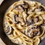 Gorgonzola Truffle Cream Sauce with Mushrooms
