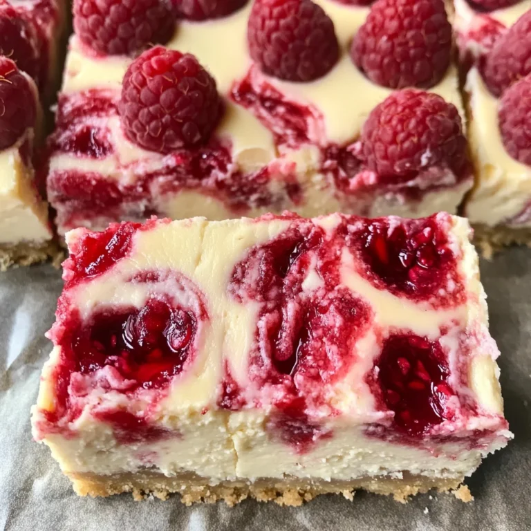 Healthy Raspberry Cheesecake Bars