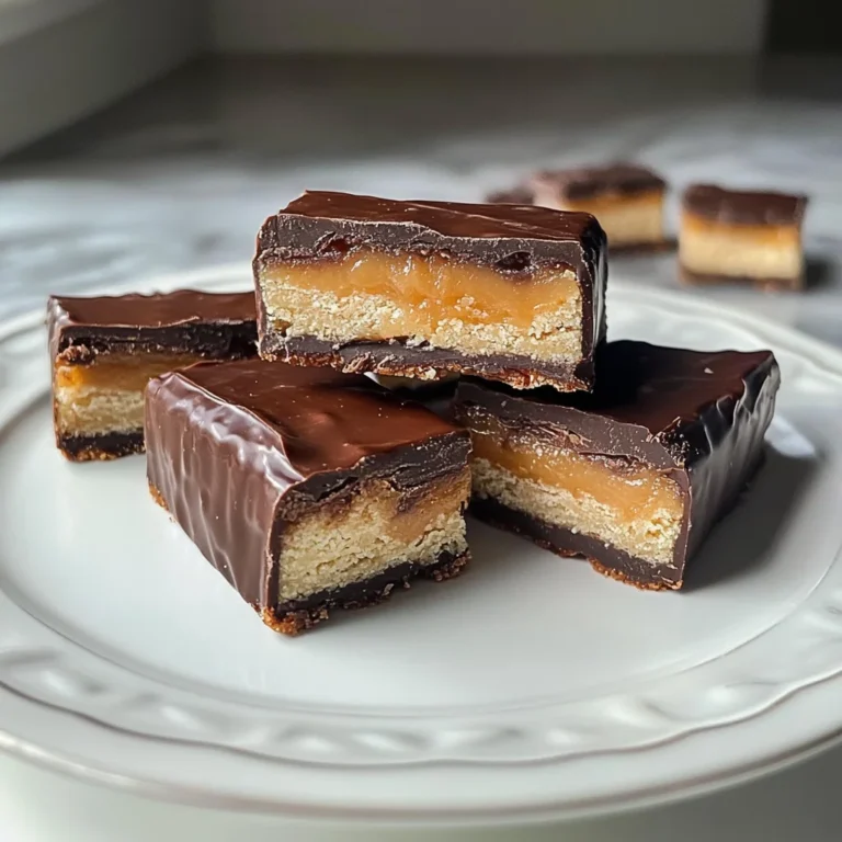 Healthy Twix Bars (Gluten-free) Homemade Recipe